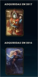 conta league of legends gold 3 (duas skins ultimate) LOL