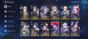 Conta de star rail time de castorice skin 119 dias bênção e - Honkai: Star Rail