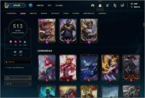 CONTA PLATINA 2 - League of Legends LOL