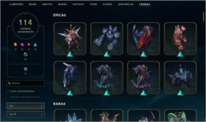 CONTA PLATINA 2 - League of Legends LOL