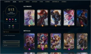 CONTA PLATINA 2 - League of Legends LOL