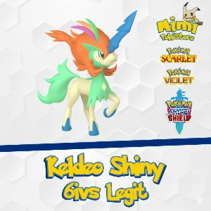 Keldeo Shiny LEGÍTIMO - Pokemon Scarlet Violet Sword Shield - Outros