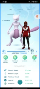 Conta Pokémon Go Level 41-42 - Mewtwo + Raikou 100% - Pokemon GO