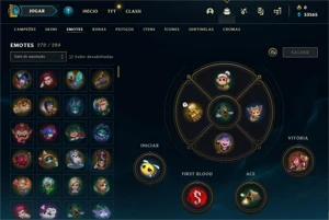 Conta DIAMOND com 554 Skins, e do valorant também - League of Legends LOL