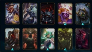 Conta lvl 206, 55 skins ativas - League of Legends LOL