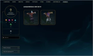 conta lol prata 1 15 skins 40 champions honra 3 handlevel - League of Legends