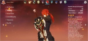 AR 55 6 Char 5* + 4 Armas 5* - chars Full Build - Genshin Impact