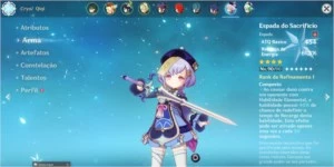 AR 55 6 Char 5* + 4 Armas 5* - chars Full Build - Genshin Impact