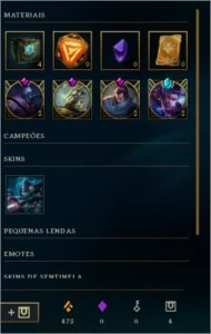 Conta LeagueOfLegends Platina 4 - League of Legends LOL
