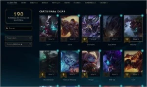 Conta LeagueOfLegends Platina 4 - League of Legends LOL