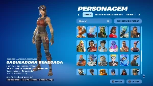 Conta fortnite com Renegade Raider