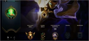 CONTA GOLD 1 - League of Legends LOL