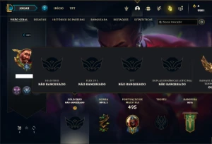 Conta Unranked com 115 Champs e 131 Skins ( MAIN MID ) - League of Legends LOL