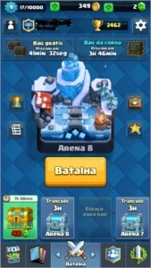 CONTA CLASH ROYALE - NIVEL 9 - 2 LENDARIAS - ARENA 8 - 55/62