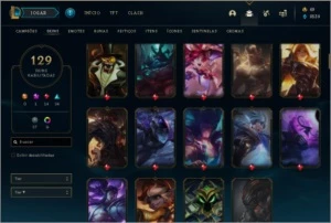 CONTA DIAMANTE 4 ///130 skins/// - League of Legends LOL