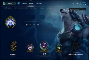 Conta LOL- League of Legends -Unranked lvl 30 +Skin+Campeões