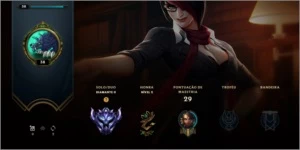 CONTA SMURF DIAMANTE 2 69% WIN RATE - League of Legends LOL
