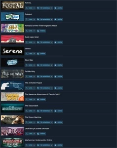 30 jogos, Perfil Especial Steam, Inativa Há Mais de 1 Ano