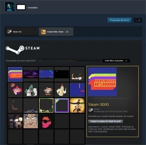 30 jogos, Perfil Especial Steam, Inativa Há Mais de 1 Ano