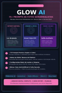 75+ Prompts Secretos para Fotos Ultrarrealistas de Mulheres - Inteligência Artificial