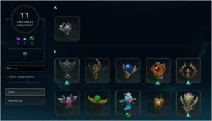 CONTA LOL: COM 37 SKINS - 87 CHAMPIONS - BORDA PLATINA - League of Legends