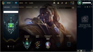CONTA LOL: COM 37 SKINS - 87 CHAMPIONS - BORDA PLATINA - League of Legends