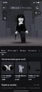 Conta com korblox + face malvadao + 400 robux - Roblox