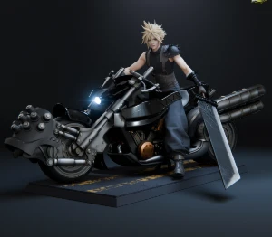 Bulkomancer Cloud Strife on Hardy-Daytona Final Fantasy VII - Outros