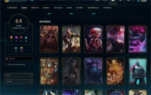 Conta LoL: Gold IV/ Kayn Prestigio/ 64 Skins - League of Legends