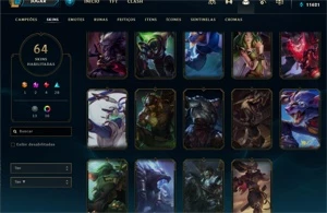 Conta LoL: Gold IV/ Kayn Prestigio/ 64 Skins - League of Legends
