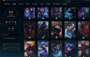 Conta LoL: Gold IV/ Kayn Prestigio/ 64 Skins - League of Legends