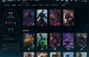 Conta LoL: Gold IV/ Kayn Prestigio/ 64 Skins - League of Legends