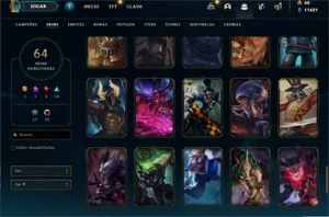Conta LoL: Gold IV/ Kayn Prestigio/ 64 Skins - League of Legends