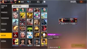 Conta de Free Fire Gemada Barata
