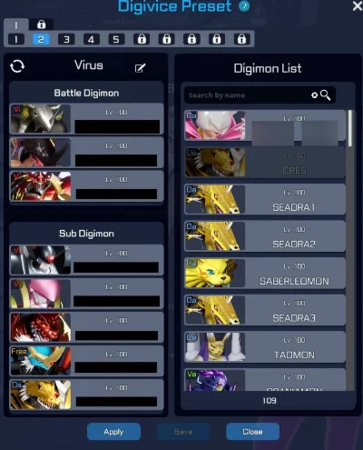 Digimon Super Rumble (DSR) - Servidor Koromon-1 EndGame