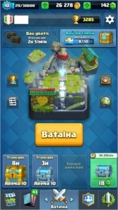 Conta clash royale + mudança de nome