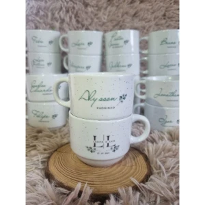Xícaras 150 ml Personalizadas para Casamento - Artesanato e Personalizados