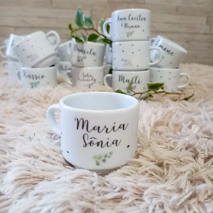 Xícaras 150 ml Personalizadas para Casamento - Artesanato e Personalizados