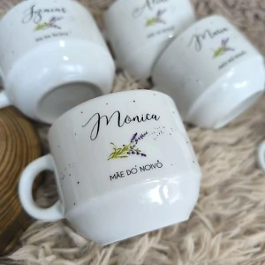 Xícaras 150 ml Personalizadas para Casamento - Artesanato e Personalizados