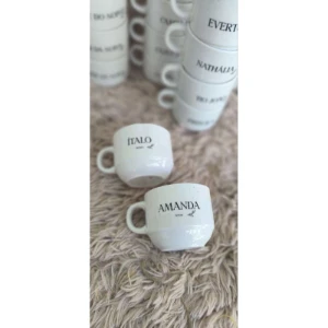 Xícaras 150 ml Personalizadas para Casamento - Artesanato e Personalizados