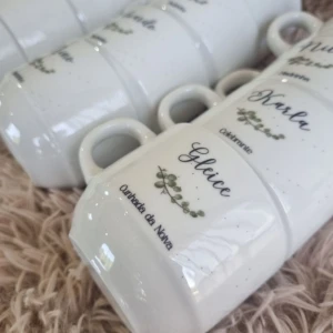 Xícaras 150 ml Personalizadas para Casamento - Artesanato e Personalizados
