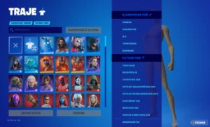 A conta tem 222 skins TRYHARDS - Fortnite
