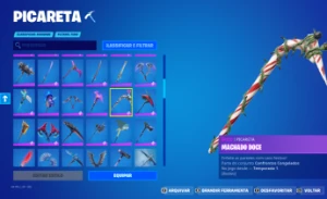 A conta tem 222 skins TRYHARDS - Fortnite