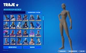 A conta tem 222 skins TRYHARDS - Fortnite