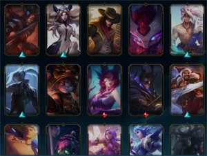conta lol lvl 533; platina 3; 112 skins. - League of Legends