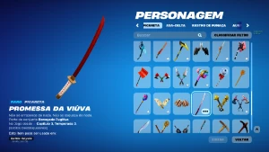 Conta Fortnite com várias skins (Platina)