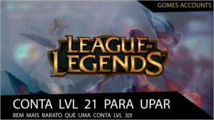 Conta Level 21 Para Upar - League of Legends LOL