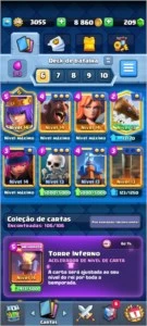 Conta Clash Royale Nvl14 com todos os heróis!!!