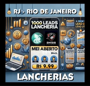 1000 Leads Lancheria RJ Mei Aberto - Others