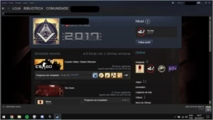Conta Steam lvl 8